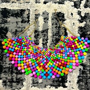 Colorful beaded necklace